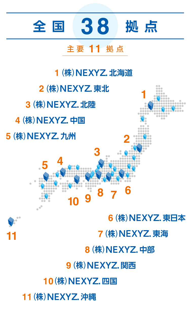 全国の支店・営業所